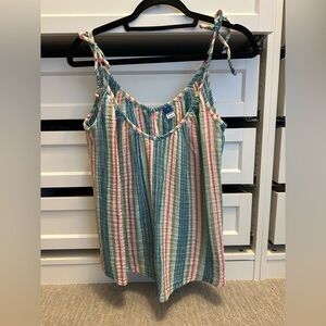 Old Navy Striped Tie-Strap Cami Top.